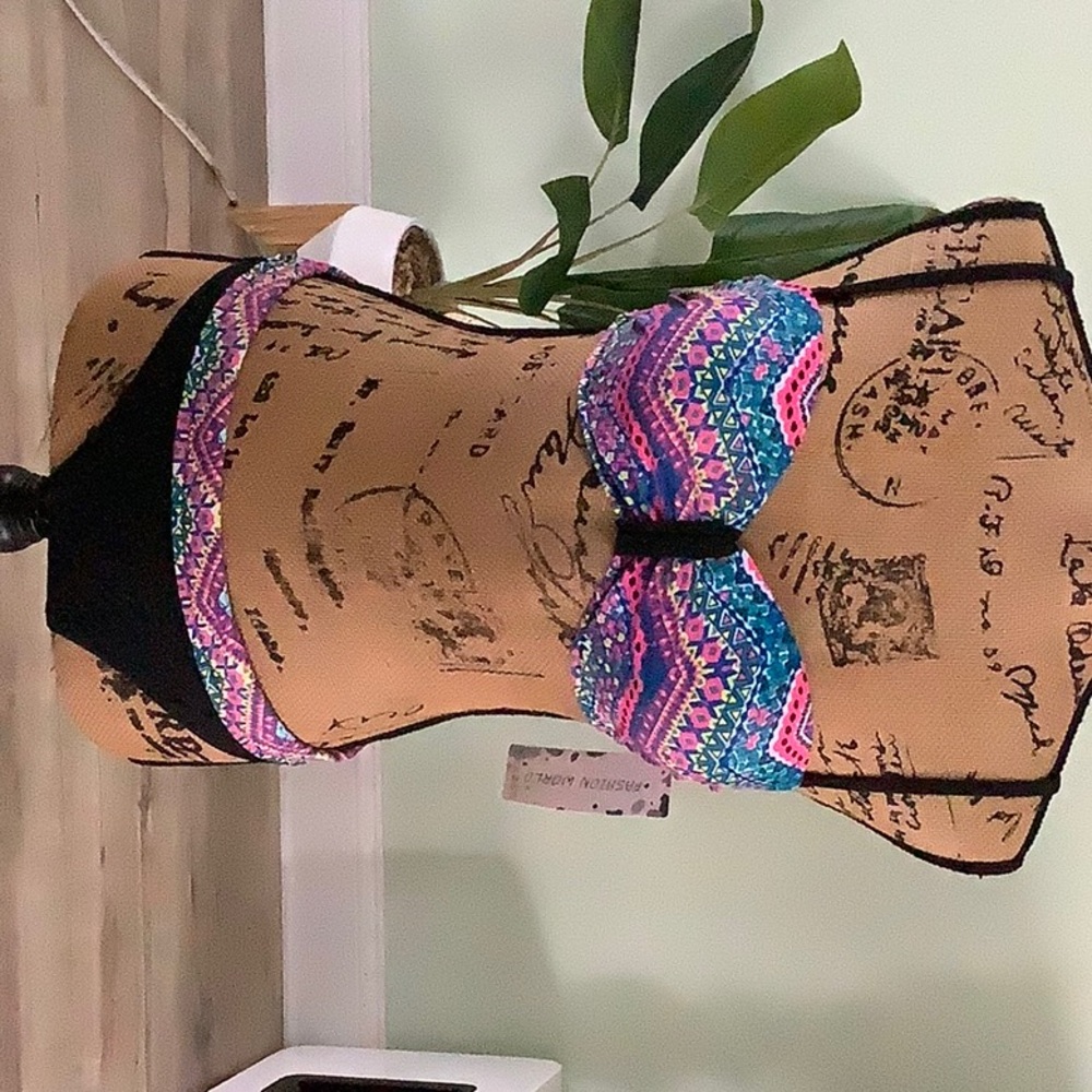 Pink and Blue Bikini. In great condition.